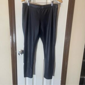 Express Faux Leather Black LeggingsXL
